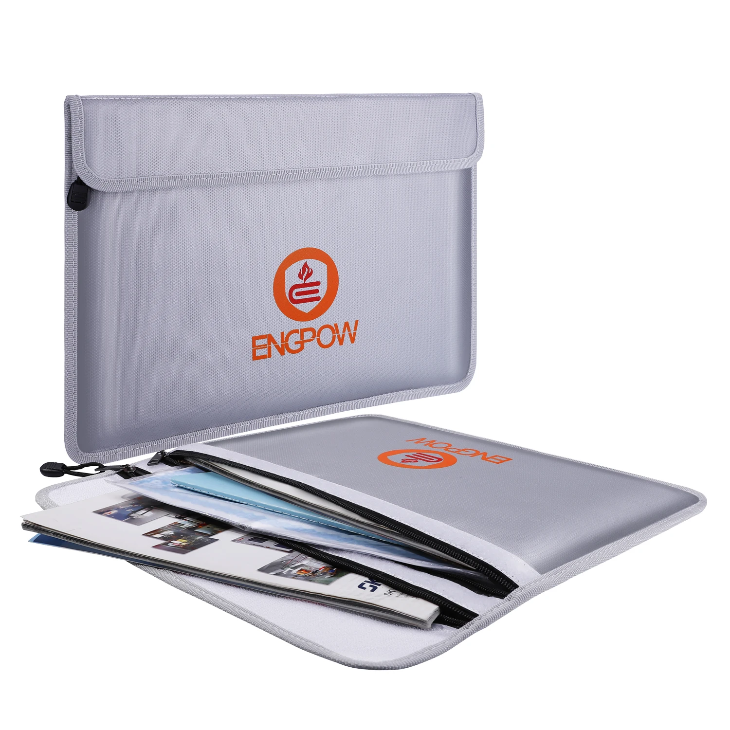 100 Waterproof Fireproof File Folder Document Organizer With Two