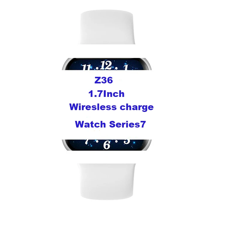 

Top-ranking products z36 smartwatch wireless charge blood oxygen sleep calling silicone wristband smart watch iwo series7