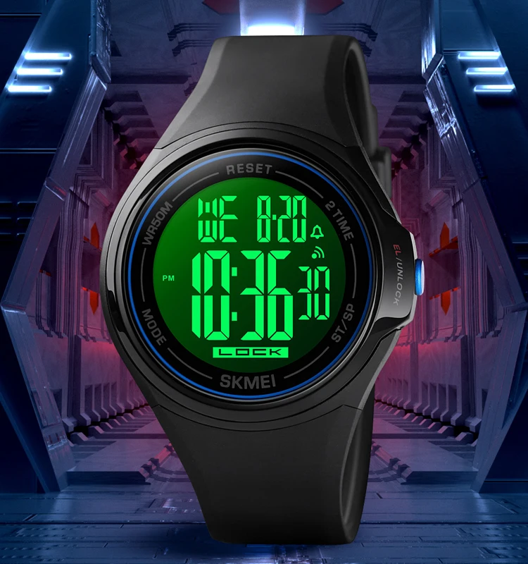 

Skmei new arrival boys sport digital wrist watch, 2 colors ready in stock for your selection