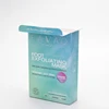 custom cardboard packing boxes foot peel mask packaging box biodegradable cosmetic packaging for shipping