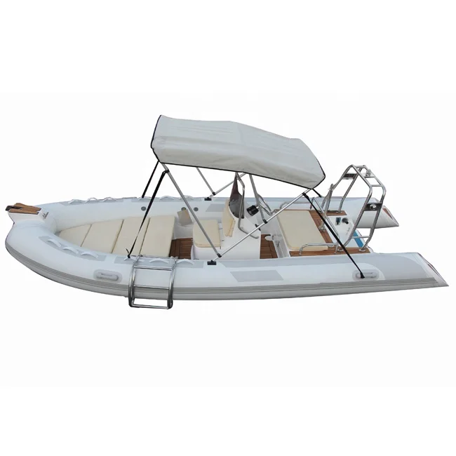 

RIB 480 Deep V Shape Fiberglass Hull Inflatable Speed Boat boats Fishing Inflatable RIB, Optional rib boats inflatable