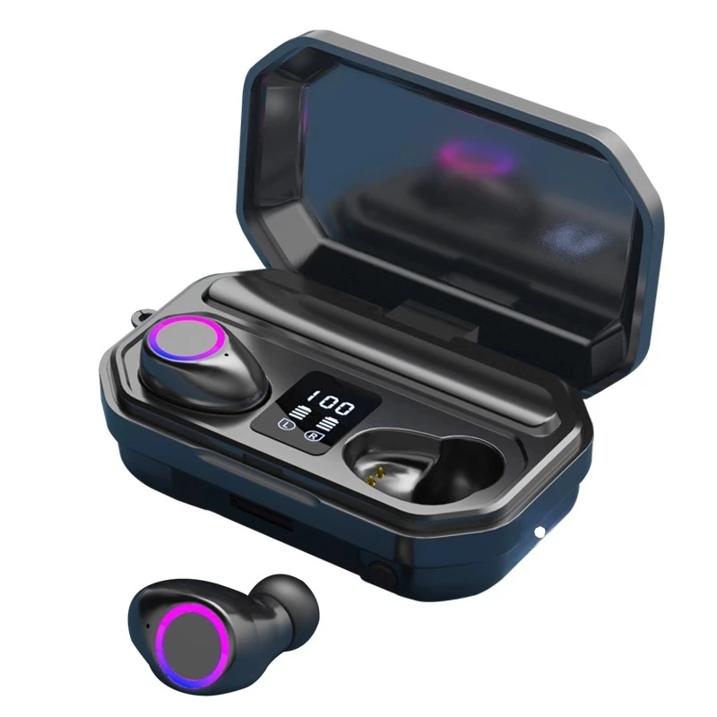 

2020 Hot selling BT V5.0 Earphone M12TWS Stereo Wireless Headphones With 3500 mAh Charging Case for mobile phone