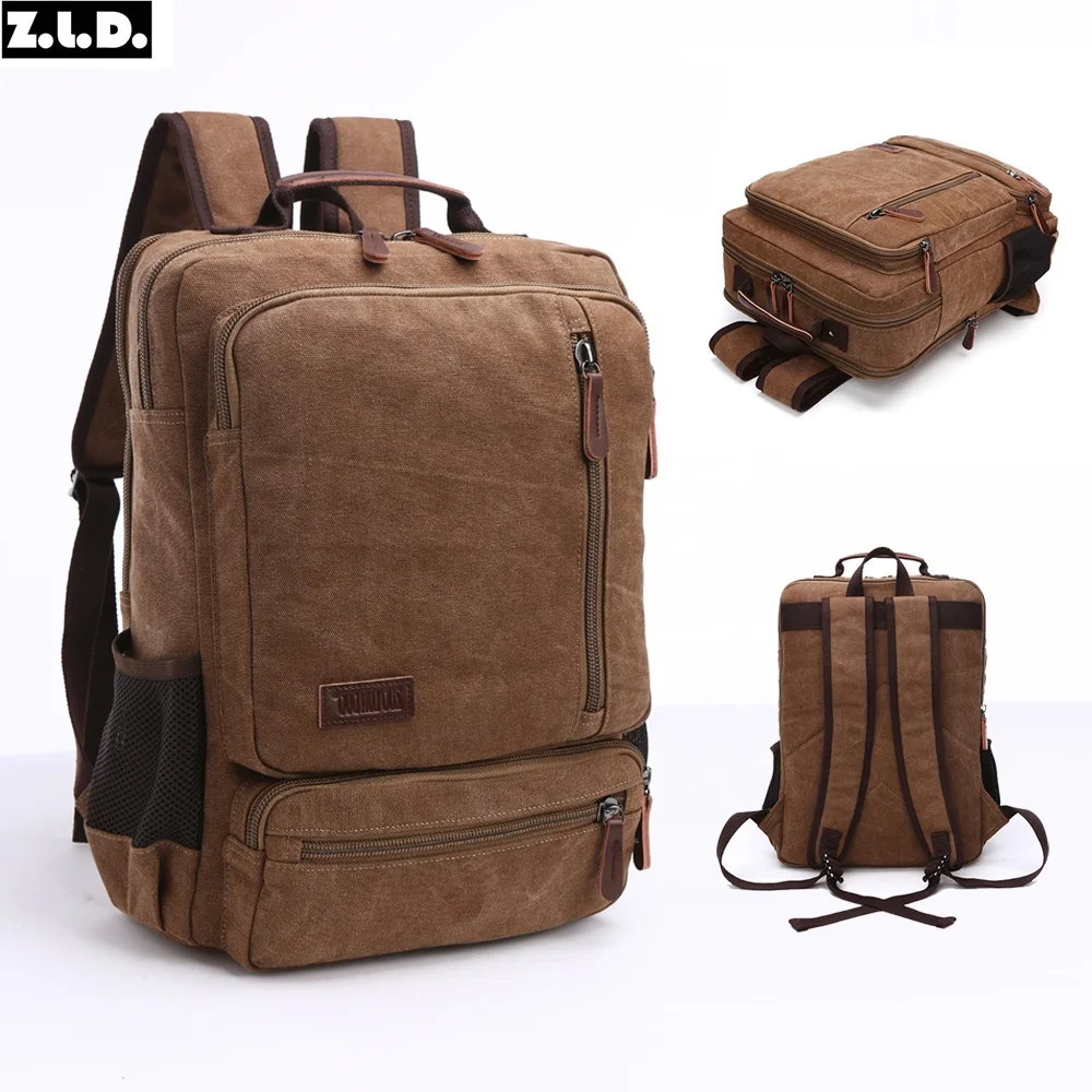 ZUOLUNDUO Men's Casual Sports Backpack Stylish Fashional Laptop Backpack with Double Shoulder Straps for Students and Travel