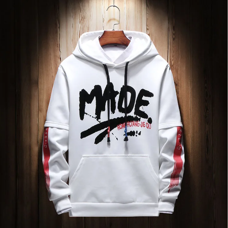 The newest mens name brand hoodies gym custom white hoodie At Good Price