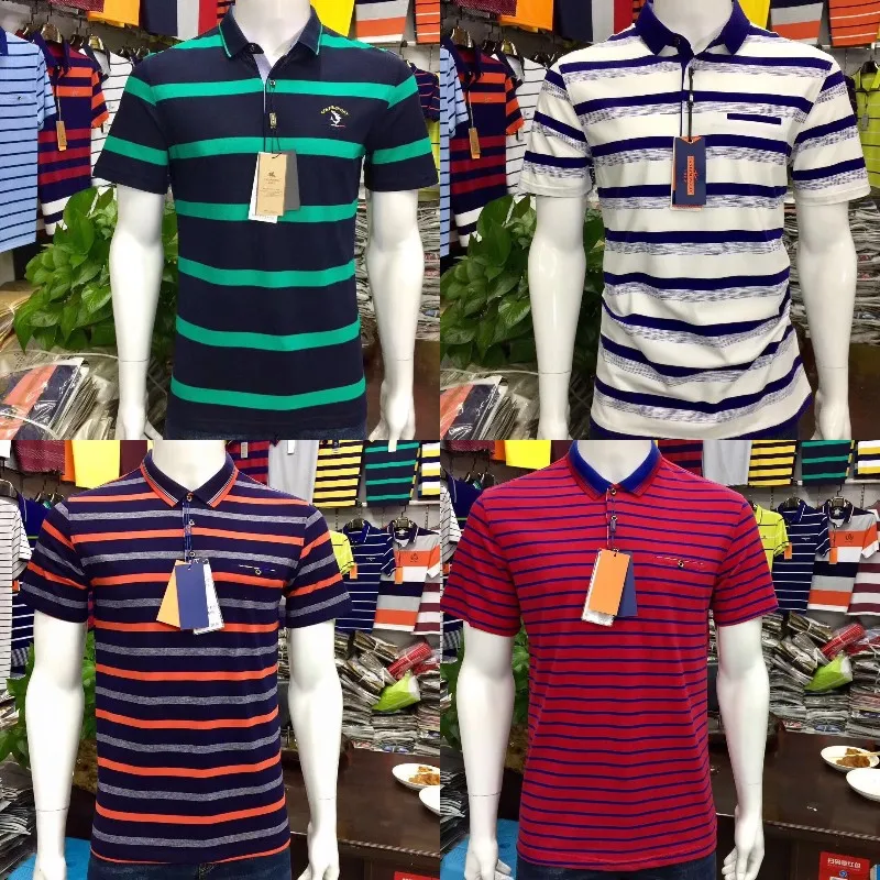 

High quality 100% cotton new cheap round collar men's Polo shirt casual business breathable sport men's lapel T-shirt shirt, Customized color