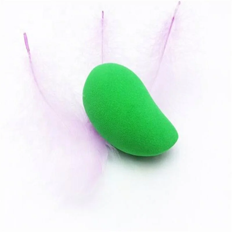 

Best Selling Fruit Soft Latex Free Ecofriendly Mango Makeup Sponge in Stock, Yellow/green