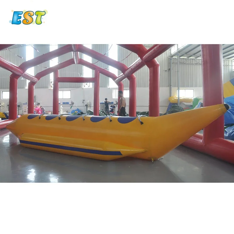 

Good price PVC 5 person inflatable banana boat banana tubes floating water boats for sale, As the picture