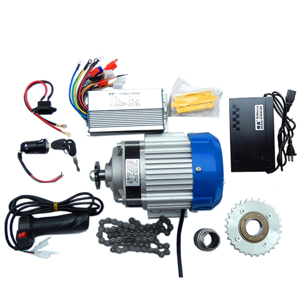 

48V 60V 800W 1000W electric tricycle gear brushless mid chain motor kit