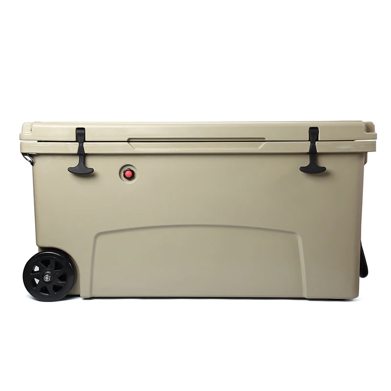 

75QT 125QT 145QT Plastic Outdoor Portable Table Cooler Box with wheels wholesale