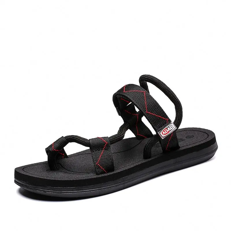 

Fashion Anti Slip Light Weight Beach Slide Slipper Comfortable Flip flpp Sandals, Black / navy/ brown