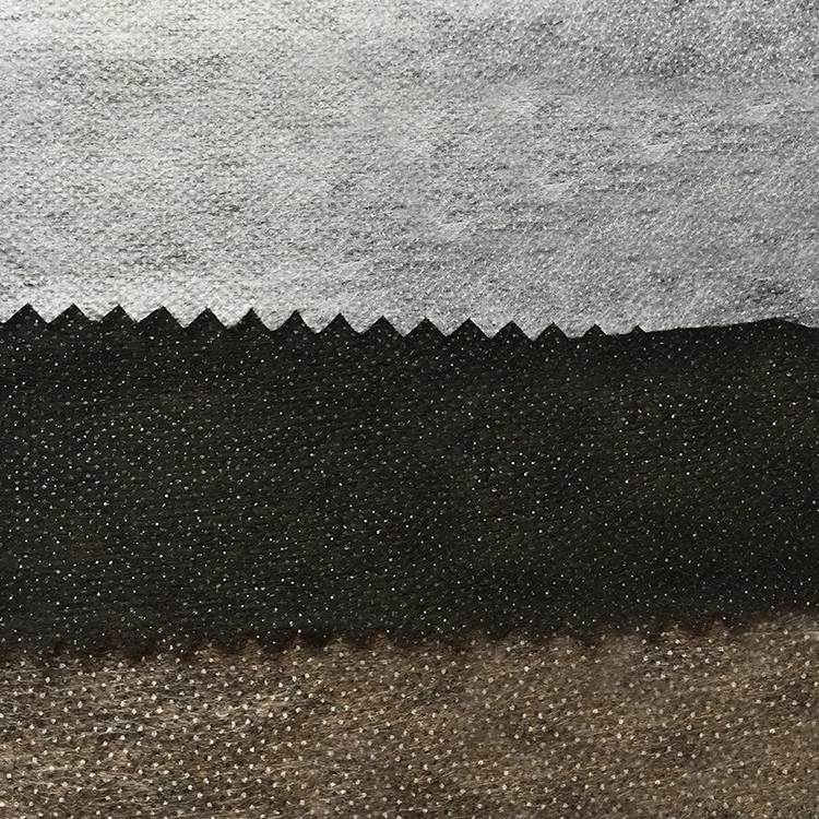 
Fusible non-woven interlining tape Non-woven hot melt adhesive lining Coating hot melt adhesive lining non woven interlining 