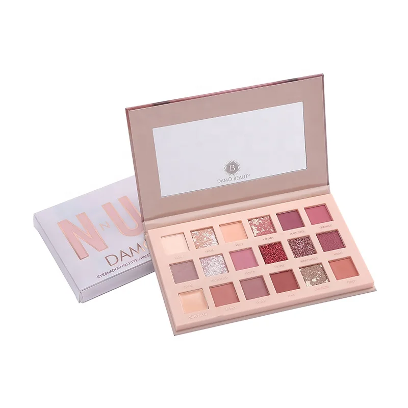 

Wholesale Makeup Shining 18 Color Glitter Waterproof Cosmetics Eye shadow Palette