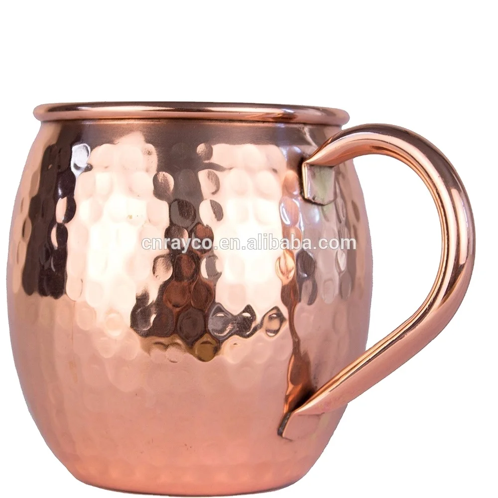 

2021 amazon top seller custom moscow mule mug copper cup set two mugs packing, Any color