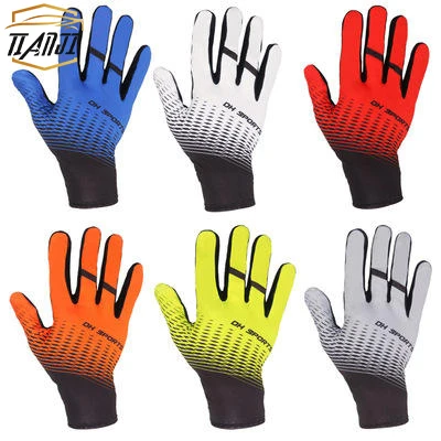 

Touch Screen Sports MTB Road Bike Cycling Long Finger Gloves Bicycle Gloves, Colorful