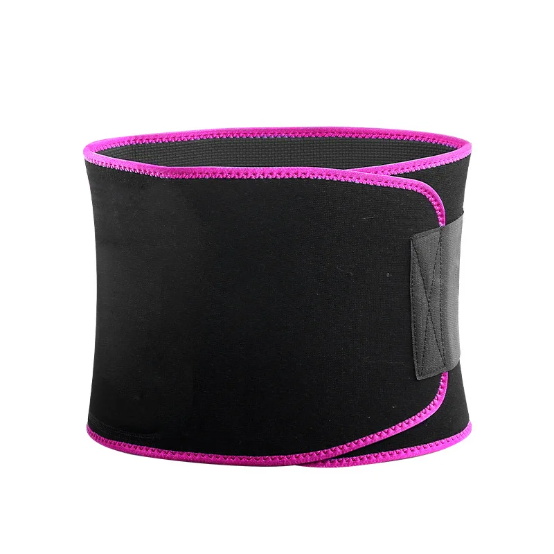 

Neoprene breathable Weight Loss Wrap Sweat Workout waist support waist trainer Support Belt for shaping, Pink