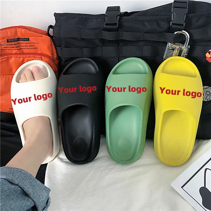 

OEM Custom Slippers Women Platform Summer Beach Eva Soft Sole Slide Men Ladies Indoor Bathroom Anti-slip Shoes Designer Sippers