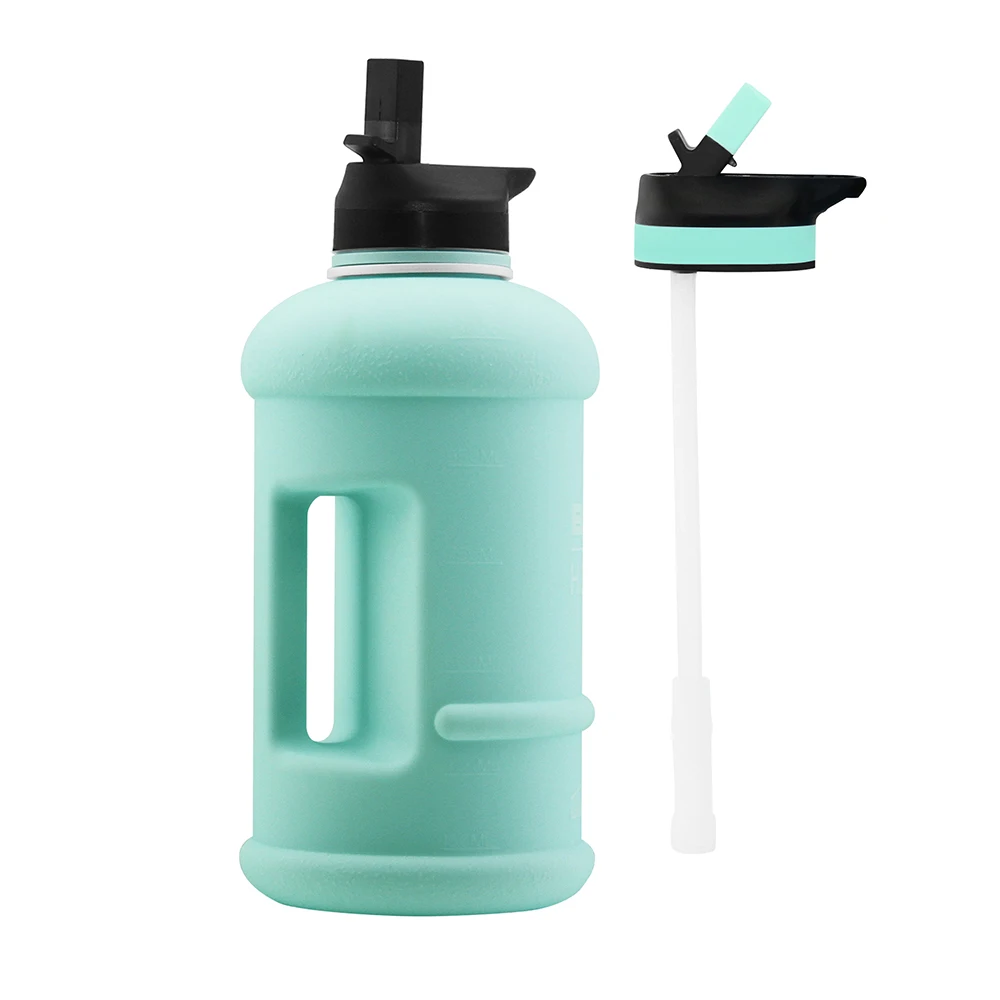 

Portable Outdoor Plastic 1.3L Water Bottle BPA Free With Straw, Transparent/custom