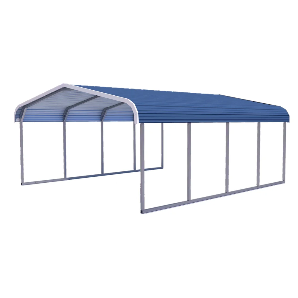 

14' x 20' x 7' Metal Carports Rural Car Sheds for Sale