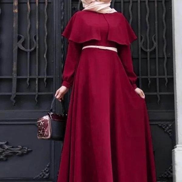 

Factory Direct Sales New Modern Indonesia Muslim Long dress cloak large size ethnic women's robe Islamic Clothing dubai abayas