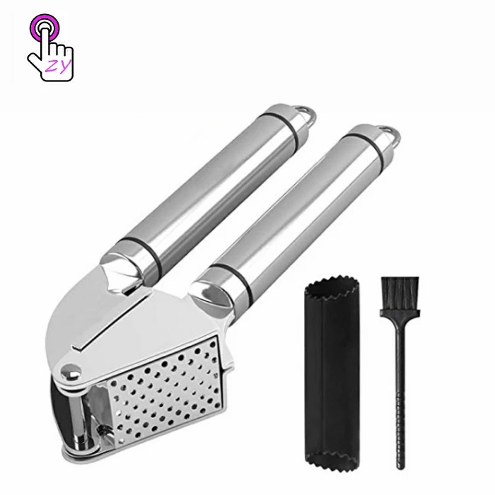 

Citrus juicer Stainless Steelpress and garlic slicer 2 in 1 home kitchen mincer tool