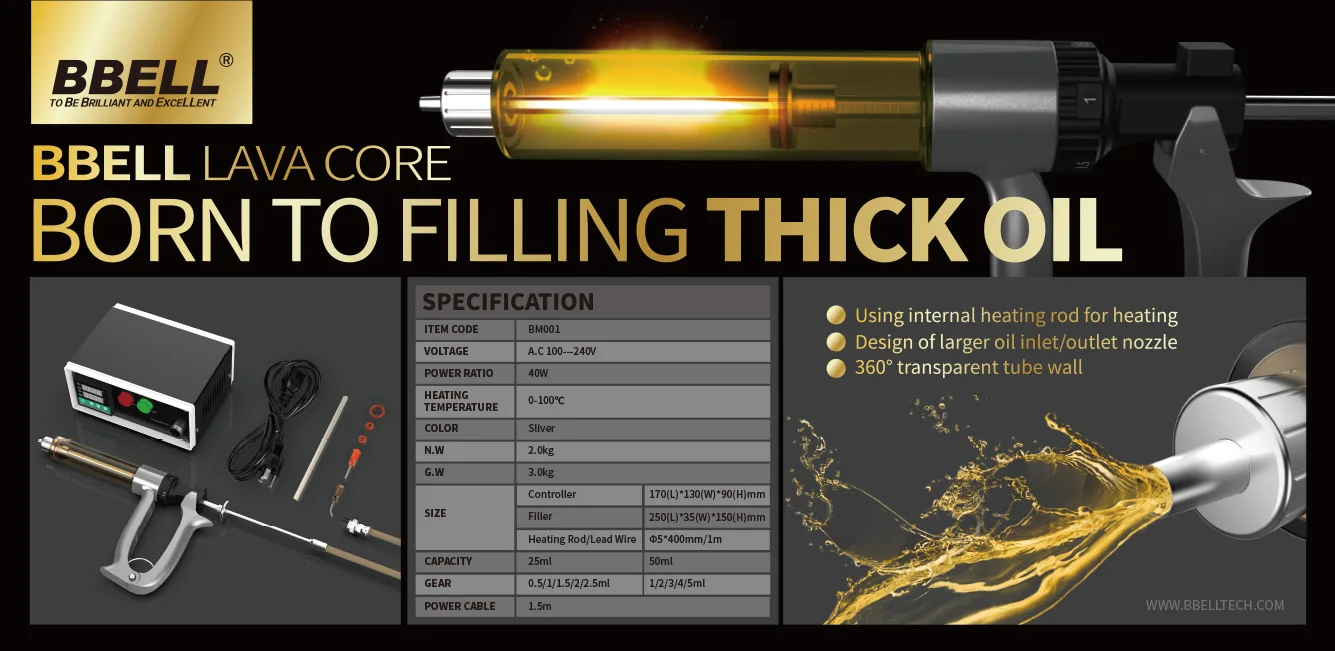 
BBELL Uncover Handheld Semi Automatic Filling Machine for Vape Liquid Vape Pen Cartridge Filled Cigarette Oil Filling Machine 