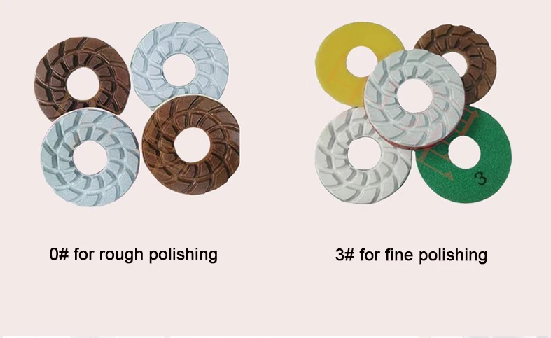 100mm Factory wholesale angle grinder concrete marble ceramic electroplated buffing diamond stone granite polishing pads