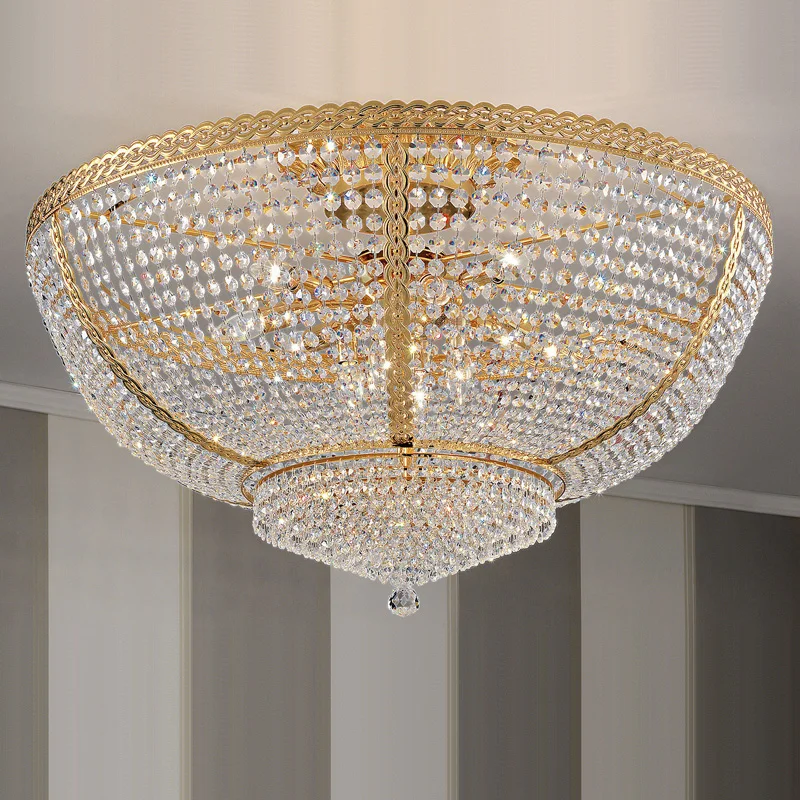 European chandelier fixture pendant light crystal led ceiling light
