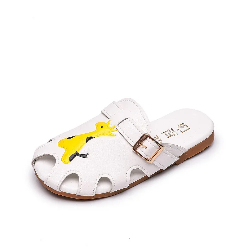 

Nian OEM des sandales summer little new high quality comfortable beautiful designer children casual shoes, Red brown orange