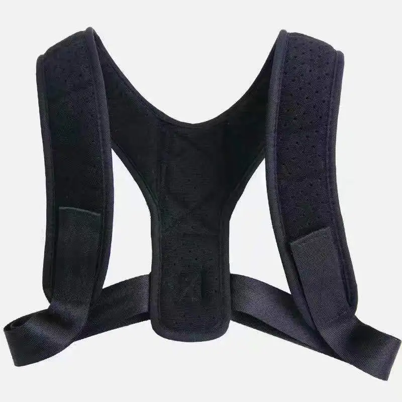

Amazon Hot Sale Upper Back Support Band Clavicle Support Back Straightener Shoulder Brace Posture Corrector For Men and Women, Black
