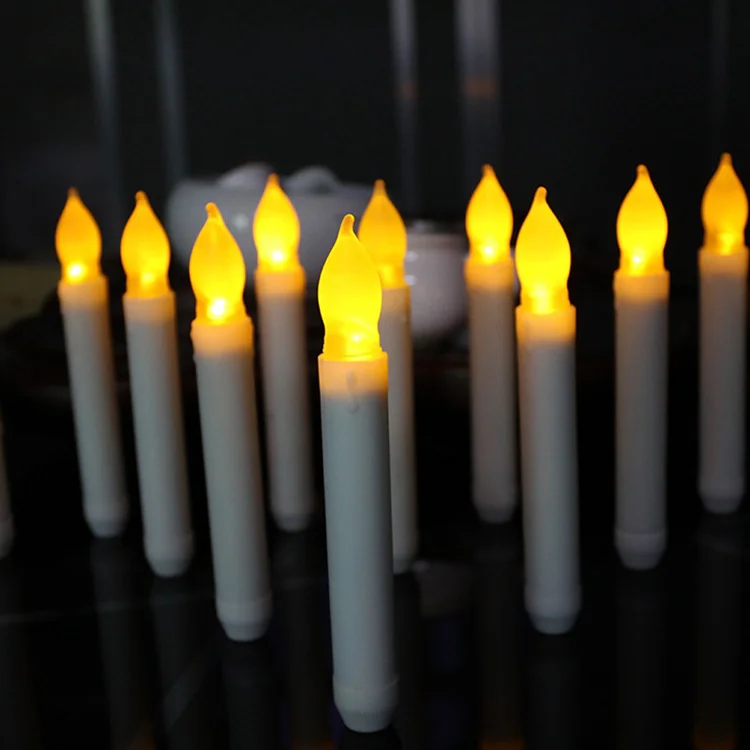 

Battery Operated Led Flameless Taper Candles Lights