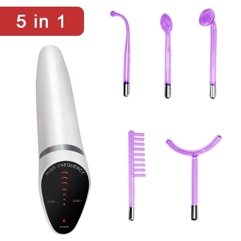 

Hot Sell Therapy Wand Machine Portable High Frequency Facial Machine Handheld Electric Face Skin Beauty Tools