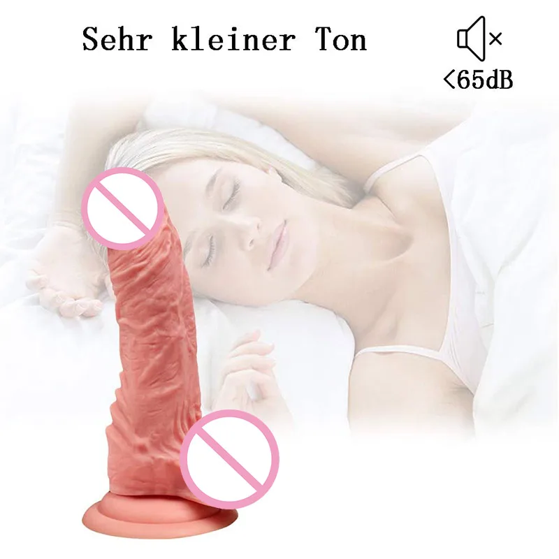 Remote control swing dildo Version double elastic TPE cock with suction cup sex toys for women