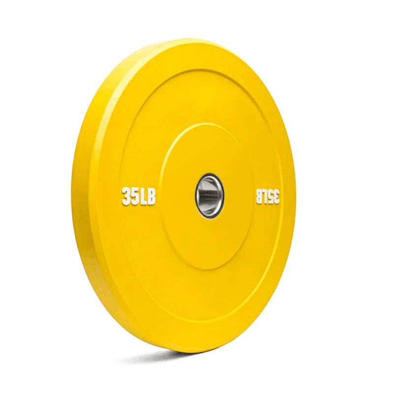 
Colorful Olympic Barbell Rubber weight lifting plates Bumper Plates disc, Single 