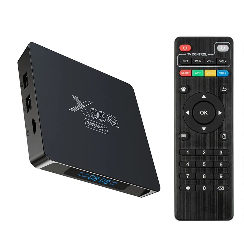 

X96Q PRO TV Box Allwinnner H313 Android 10.0 Support 2.4G WIFi Set Top Box X96QPRO X96