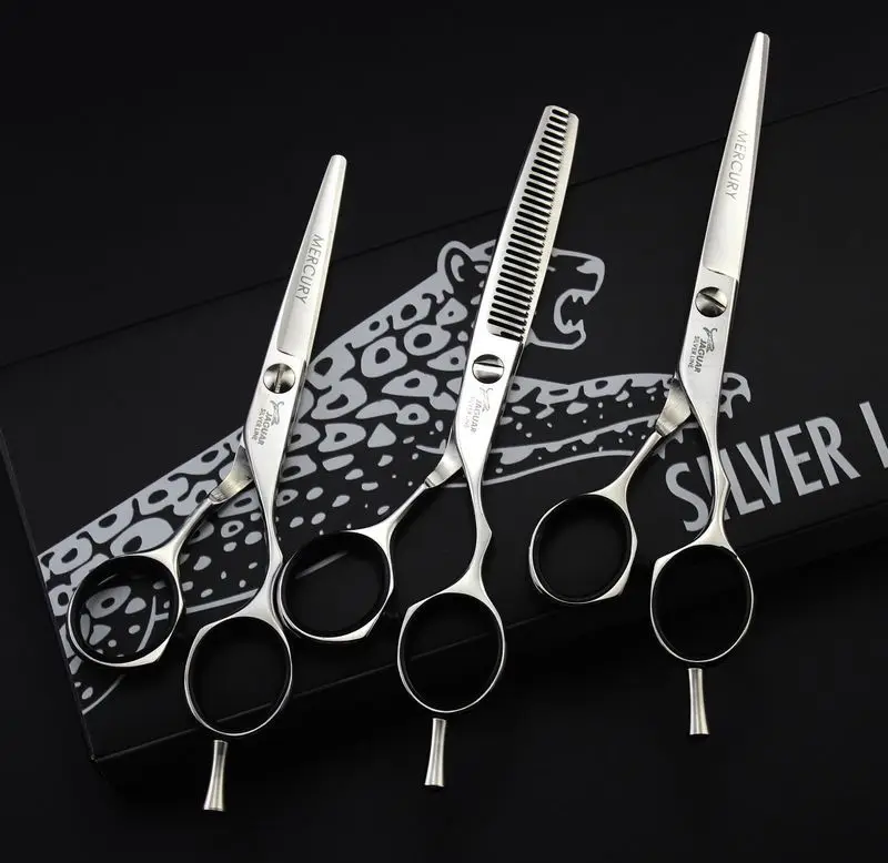 

JAGUAR barber hair scissors professional 5.5/6.0/6.5 9CR 62HRC Hardness cutting / thinning silver shears