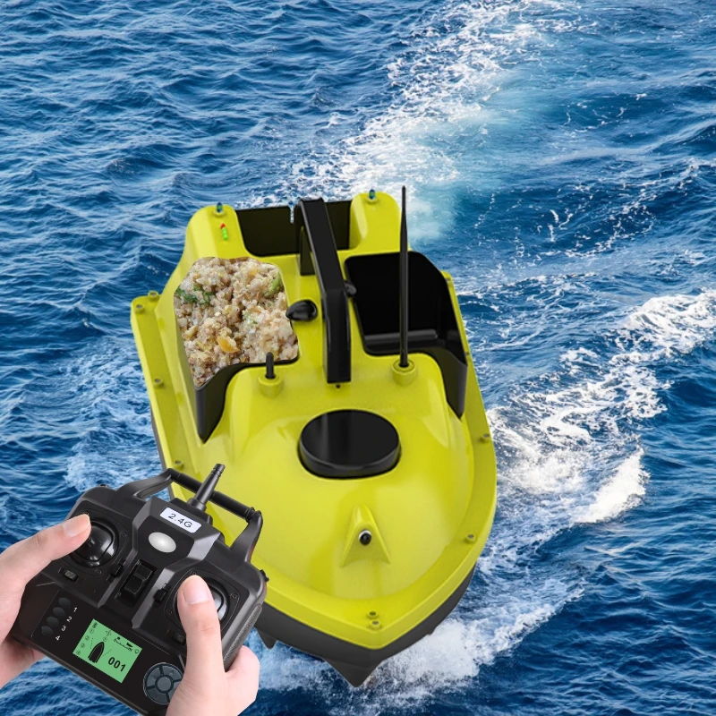 

Hot Sale 5200mah 2.0kg Bait Loading 1pcs Hopper with Double Motors 500M Remote Control GPS Fishing Bait Boat