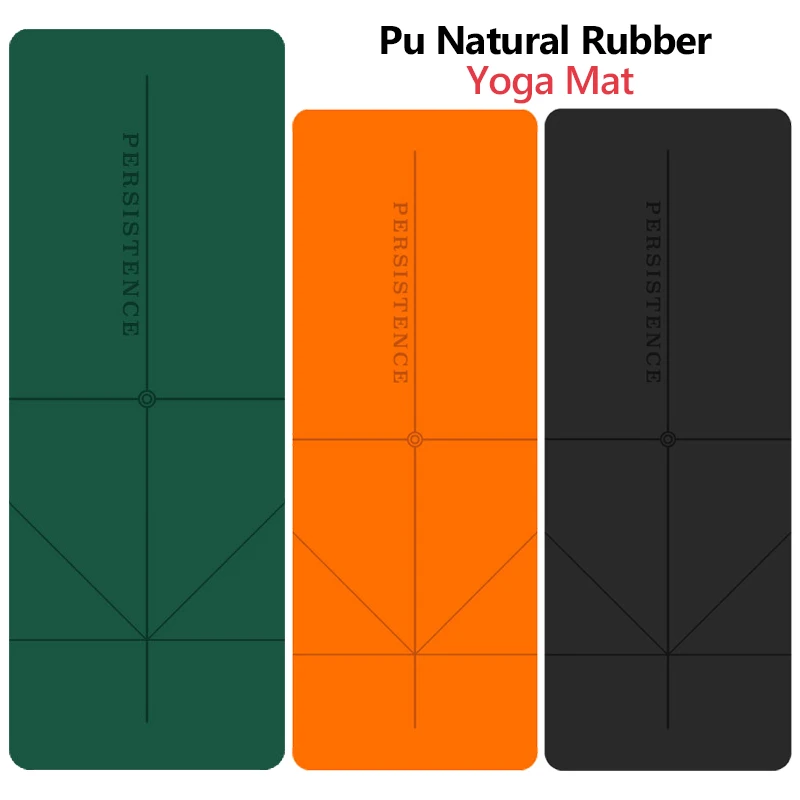 

Engraving Pu Mat Western Style 1.5mm Non-slip Rubber Pads Yoga Hall Lose Weight Exercise Fitness Cushion(72in*26.7in), Black, white, gray, pink, green