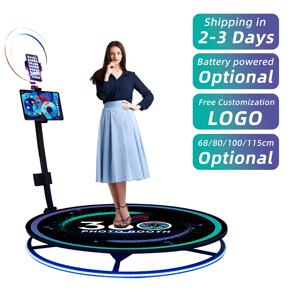 

360 degree portable photo booth Fill light machine 360 Camera Photo Booth