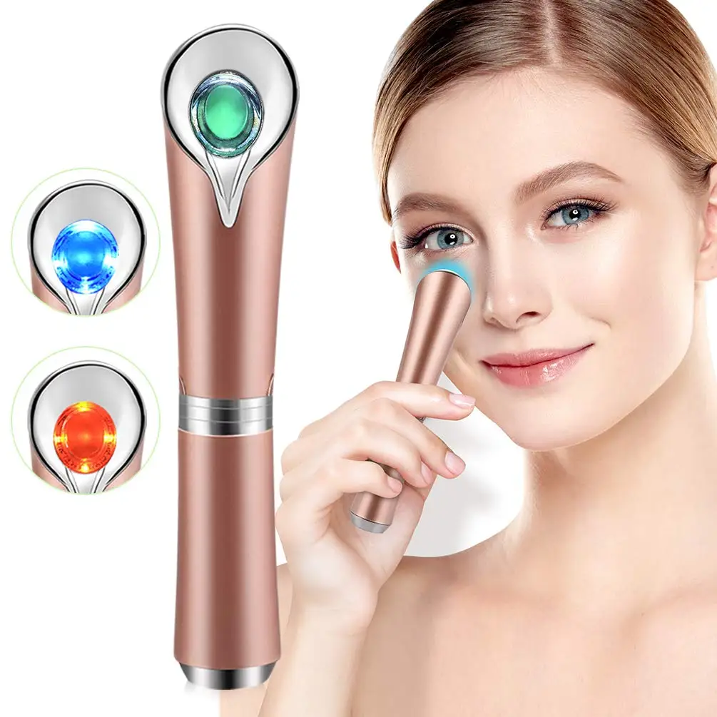 

Under eyes bags infrared lift men led thermal intelligent with light portable eye massager mini beauty massage instrument