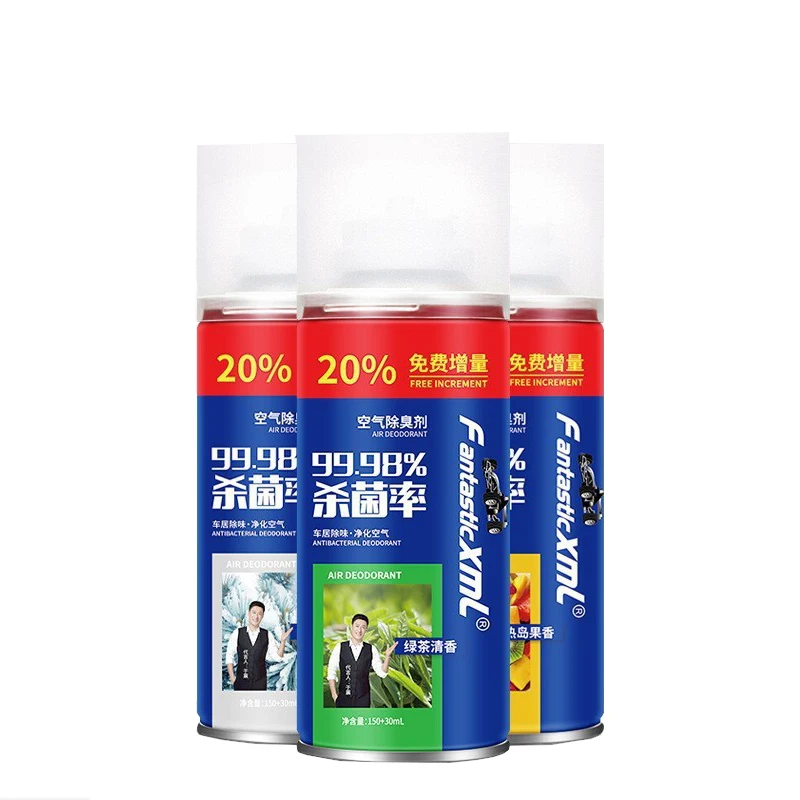 

Top Selling Automotive Interior Air Freshener Car Spray Fragrance Bomb 180ML Long Lasting Deodorant