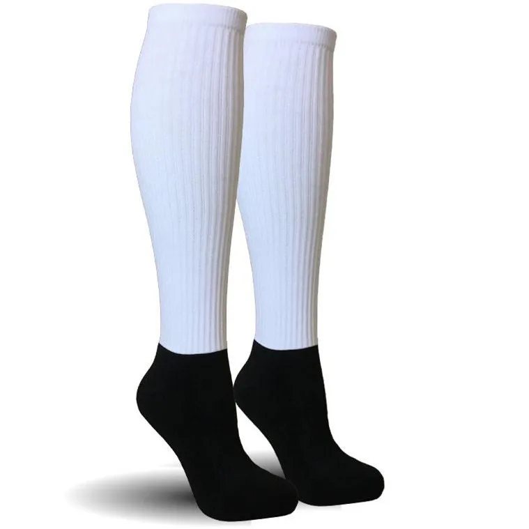 

Heat Print Polyester Blank Knee High Socks For Sublimations, Custom color