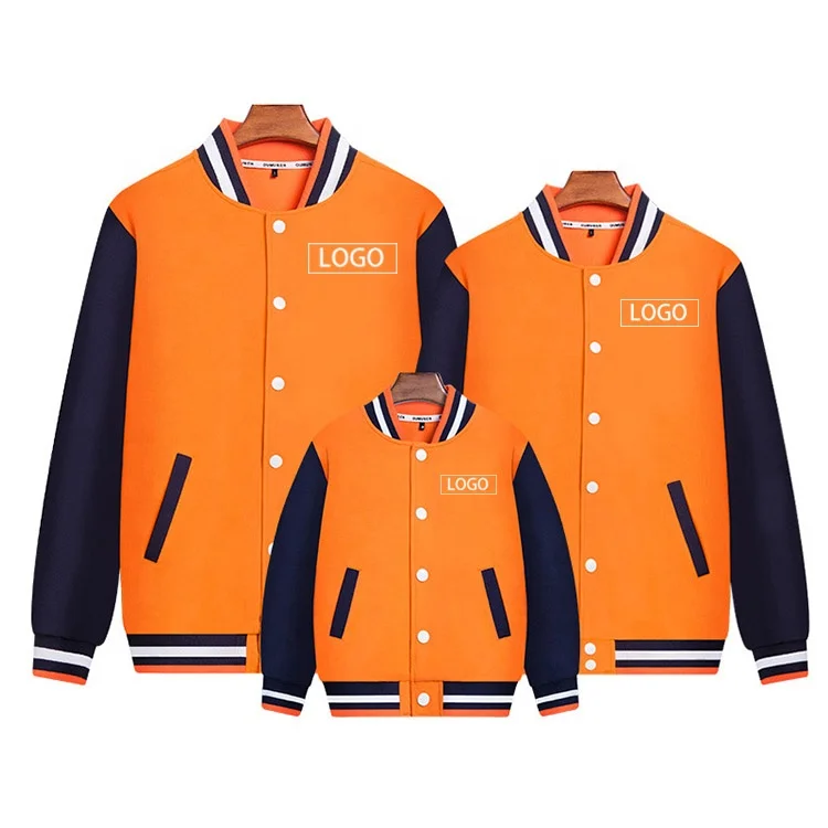 

Custom logo New Printing Baseball Family Matching Jacket Quality Breathable Coat Baseball Man Jacket Autumn, Customized color