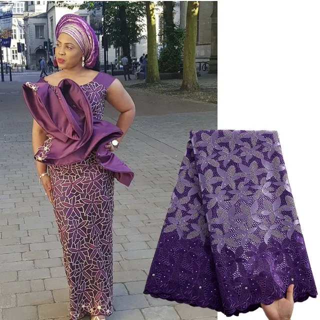

2403 Free Shipping Swiss Voile Lace Fabric African Embroidery Flower Dry Lace Cotton Fabric For Women Dress, Shown