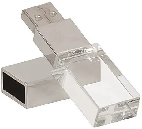 

Gitra Fashionable Custom Transparent Clear Glass USB Flash Pen Drive USB 4GB 16GB 32GB 64GB USB 2.0 Gift Pendrive cle usb