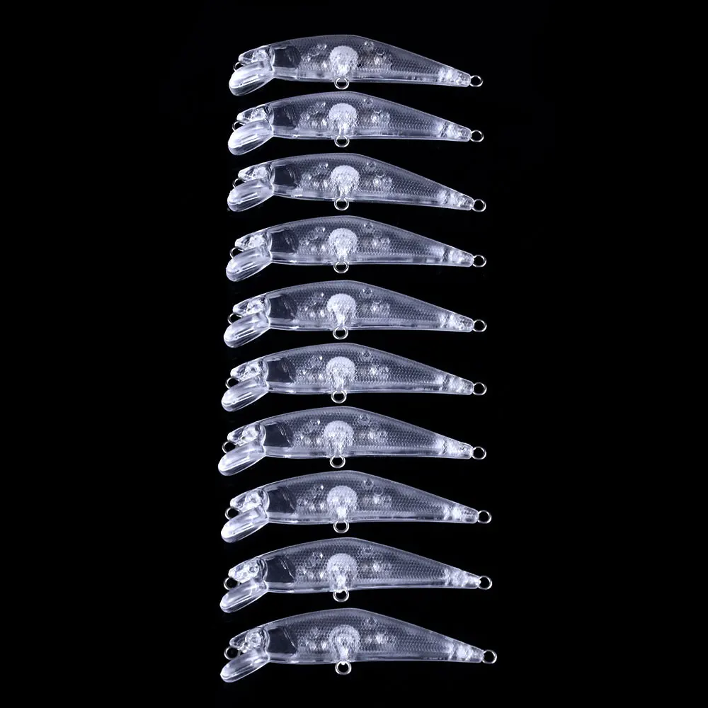 

newup fishing minnow DIY unpainted semifinished hard plastic lure, As picture