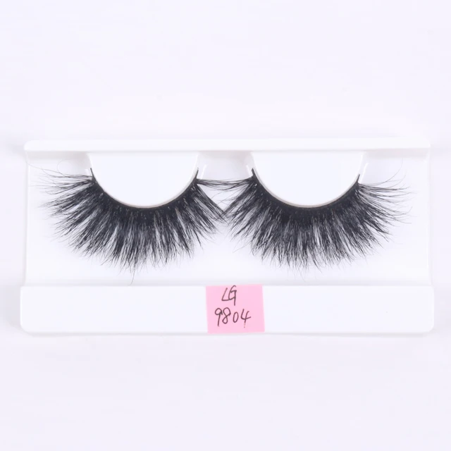 

New Arrival 20 Mm Packaging Box Fluffy Real 100% Strip Lashes 3d Mink Eyelash