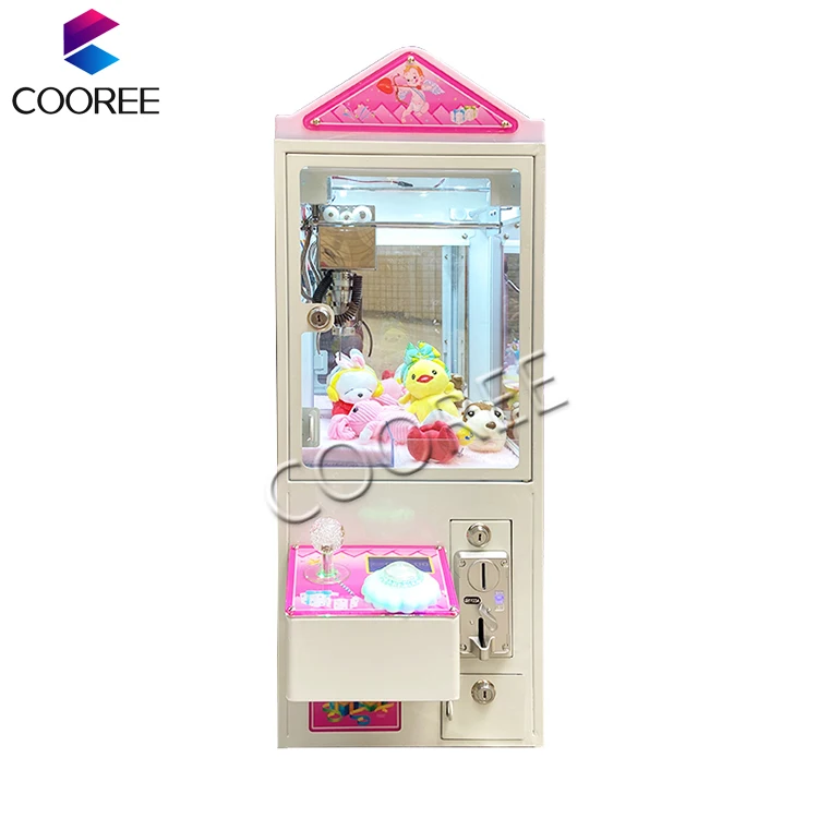 

Coin Operated Candy Toy Grabber Catcher Arcade Toys Crane Vending Machine Mini Claw Machine For Charge Play Mall