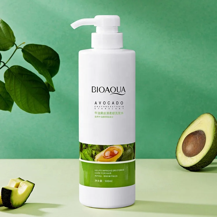 

YANMEI OEM ODM Deep Cleaning Avocado Extract Organ Oil Shampoo Sulfate Free Paraben Free Natural Hair Shampoo