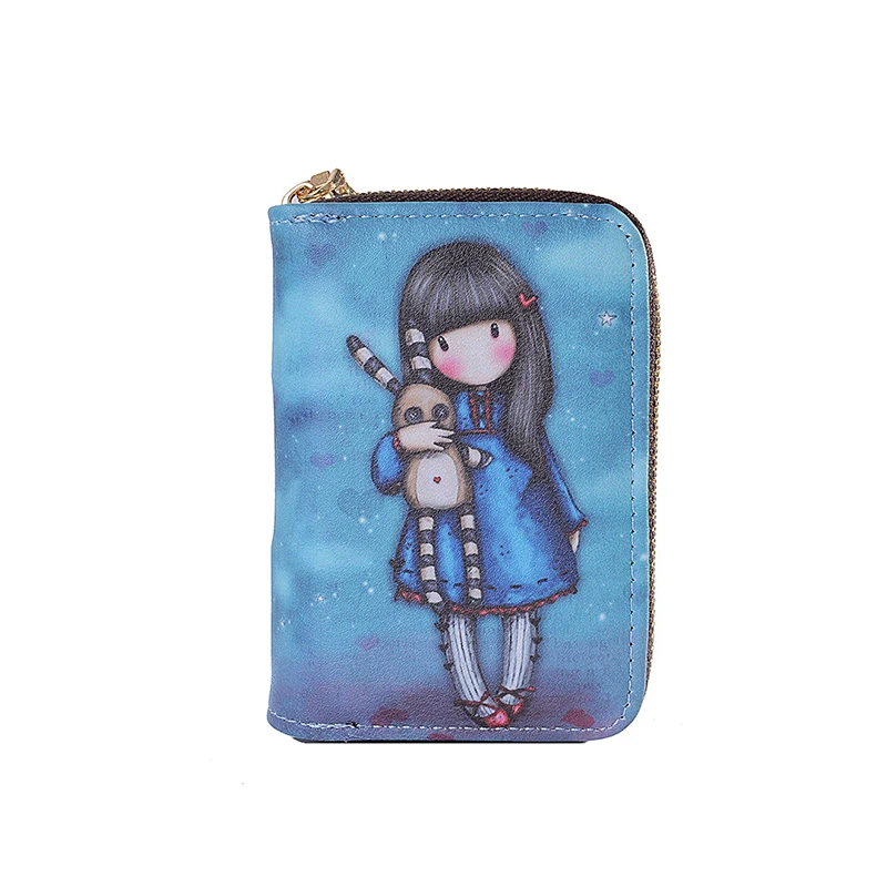

Custom Print Small Mini Wallet Coin Bag Cartoon Character Design Money Bag, Multicolor