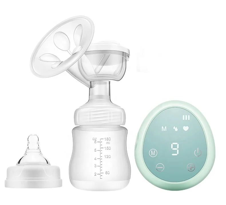 

Rechargeable Electronic Milk Pump Hands Free Portable Silicone Electric Breast Pump New Born Free Sample of Products for Baby, White or client's requirment